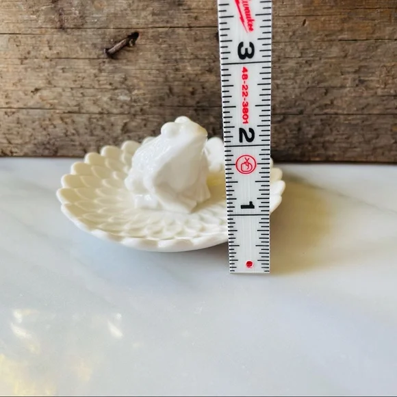 Ceramic Frog on a Lilly Pad•NWOT•Jewelry/Trinket Dish•Ivory•3.5” x 3.5” x 2”🌼 - Picture 11 of 12